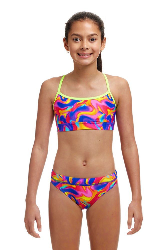 Funkita - Girls - Racerback Two Piece - Summer Swirl