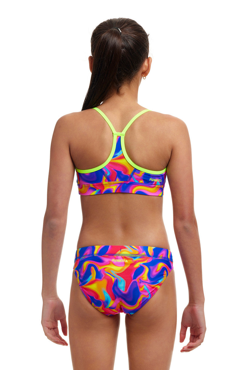 Funkita - Girls - Racerback Two Piece - Summer Swirl