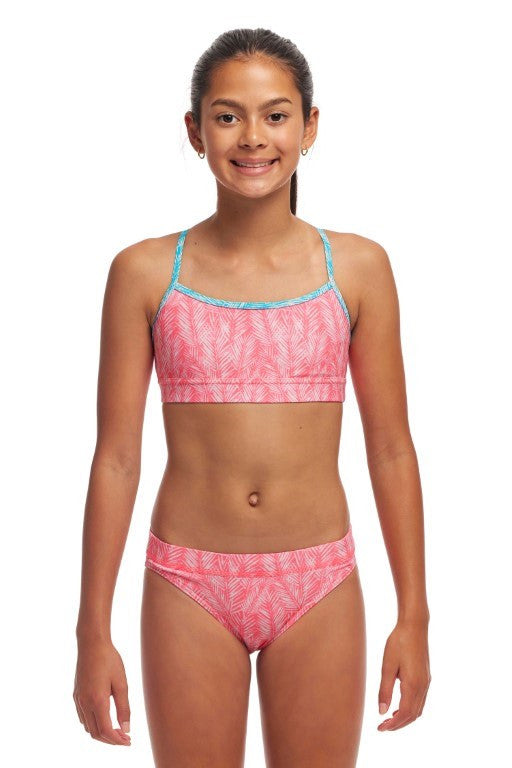 Funkita - Girls - Swim Crop Two Piece - Sweet Releaf