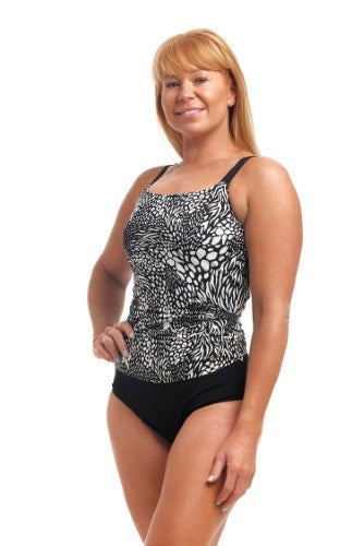 Funkita - Womens - Scoop Neck Tankini Top - Night Hunter