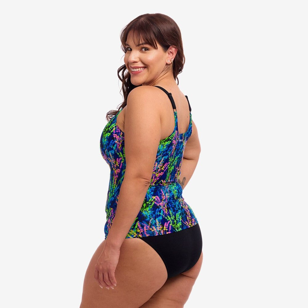 Funkita - Womens - Scoop Neck Tankini Top - Midnight Meadow