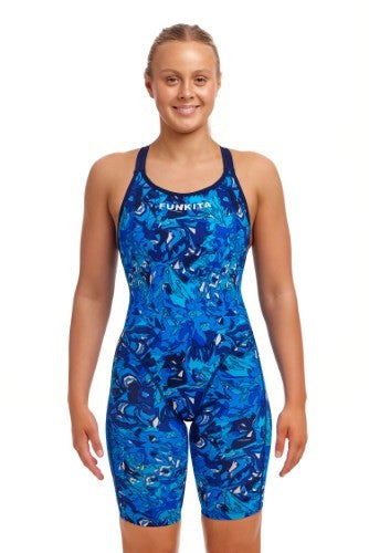 Funkita - Womens - Fast Legs One Piece - True Bluey