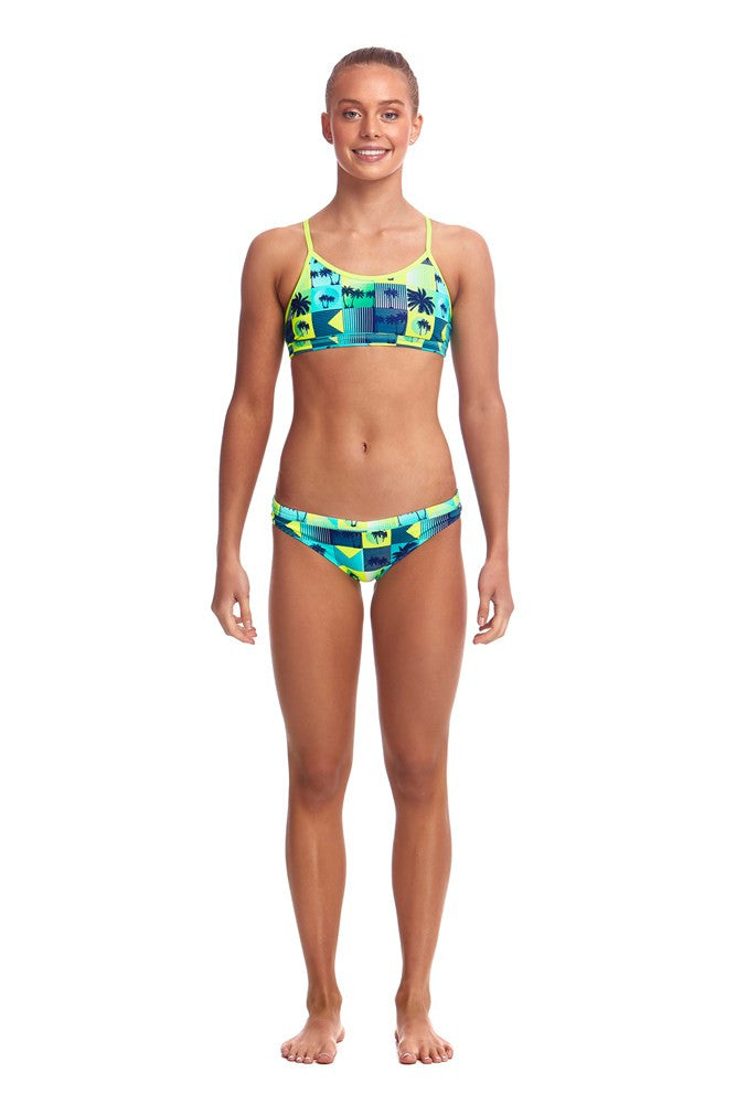 Funkita - Girls - Racer Back Bikini - Pop Tropo