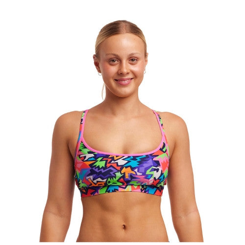 Funkita - Womens - Sports Top - Sharp Edges