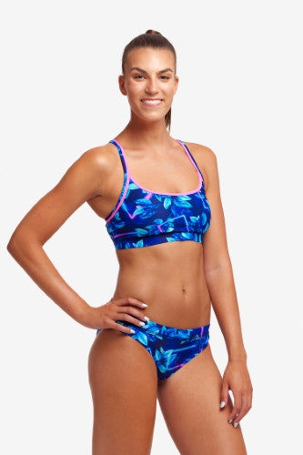 Funkita - Womens - Sports Brief - Leaf Laser