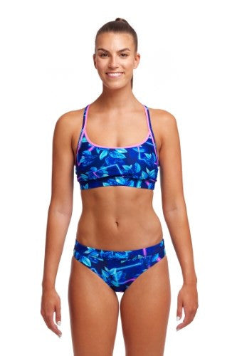 Funkita - Womens - Sports Brief - Leaf Laser