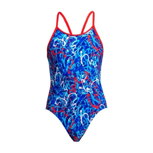 Funkita - Girls - Diamond Back One Piece Swimsuit - Mr Squiggle