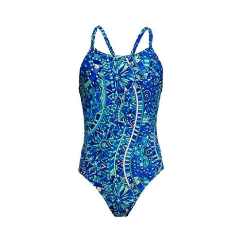 Funkita - Girls - Diamond Back One Piece - Blues Festival