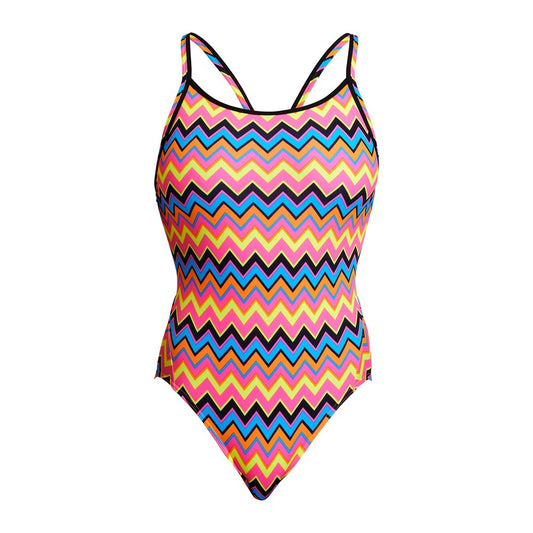 Funkita - Womens - Diamond Back One Piece Swimsuit - Ziggy Pop