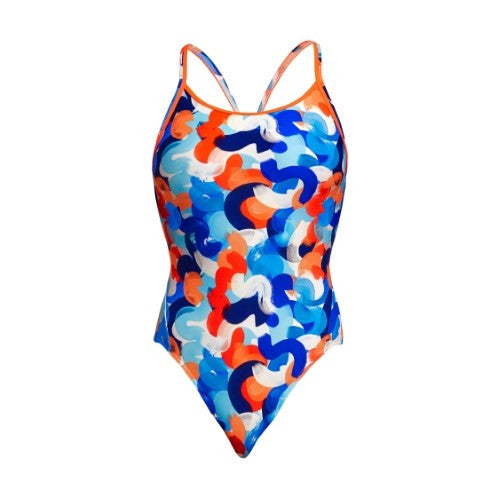 Funkita - Womens - Diamond Back One Piece - Wet Paint