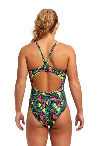 Funkita - Womens - Diamond Back One Piece - Dot Matrix