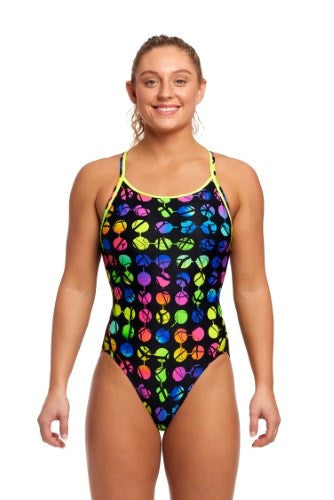 Funkita - Womens - Diamond Back One Piece - Broken Circle