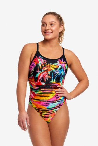 Funkita - Womens - Diamond Back One Piece - Sunset City