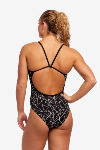 Funkita - Womens - Single Strap One Piece - Texta Mess