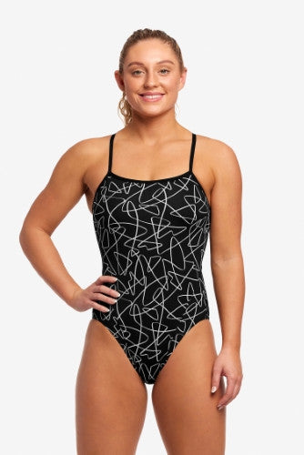 Funkita - Womens - Single Strap One Piece - Texta Mess