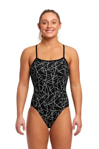 Funkita - Womens - Single Strap One Piece - Texta Mess