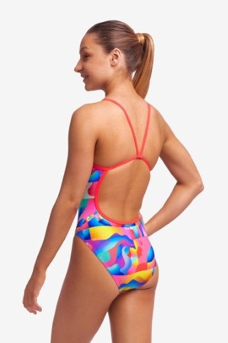 Funkita - Girls - Single Strap One Piece - Radar Rage