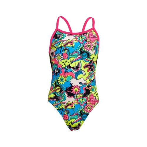 Funkita - Girls - Single Strap One Piece - Smash Mouth