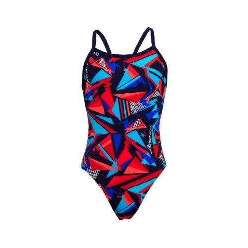 Funkita - Girls - Single Strap One Piece - Patriot Beat