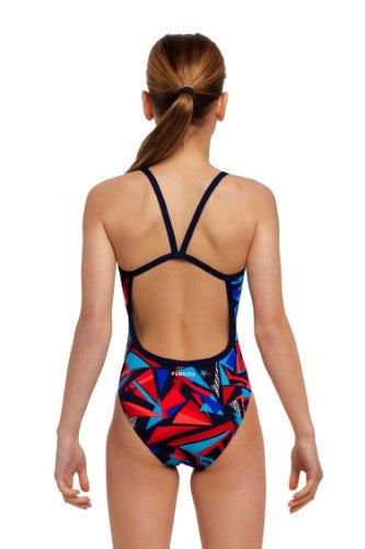 Funkita - Girls - Single Strap One Piece - Patriot Beat