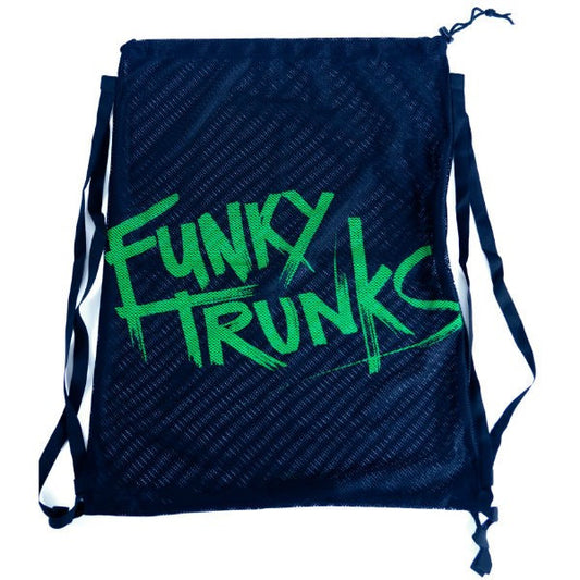 Funky Trunks - Mesh Gear Bag - Still Black