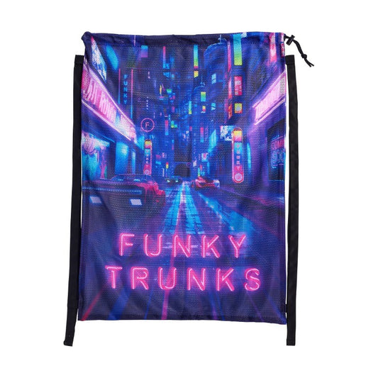 Funky Trunks - Mesh Gear Bag - Cyber City