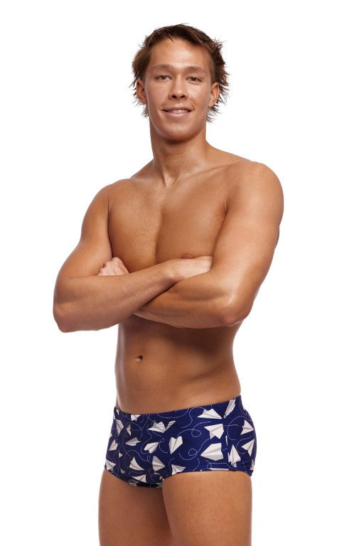 Funky Trunks - Mens - Classic Trunks - Paper Plain