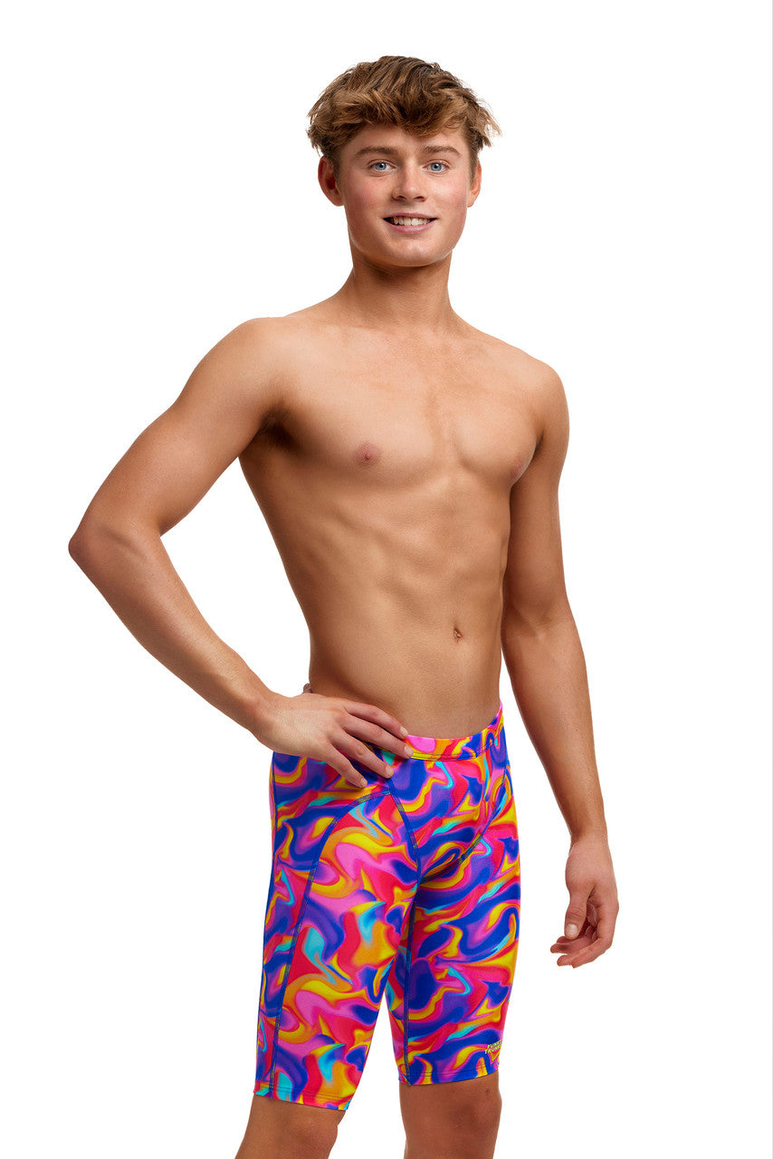 Funky Trunks - Boys - Training Jammer - Summer Swirl