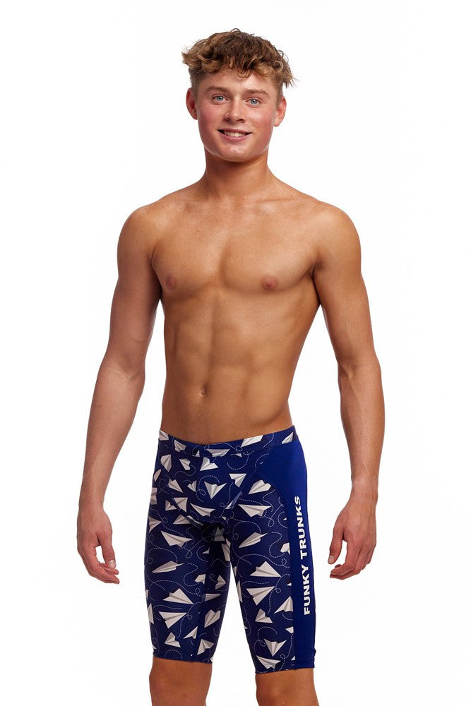 Funky Trunks - Boys - Training Jammer - Paper Plain