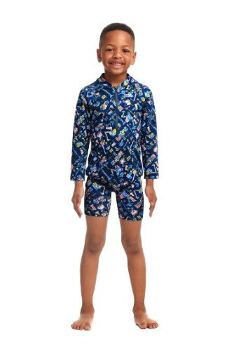 Funky Trunks - Toddler Boys - Go Jump Suit - Can We Build It?