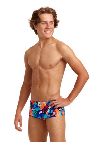 Funky Trunks - Boys - Sidewinder Trunks - Saw Sea