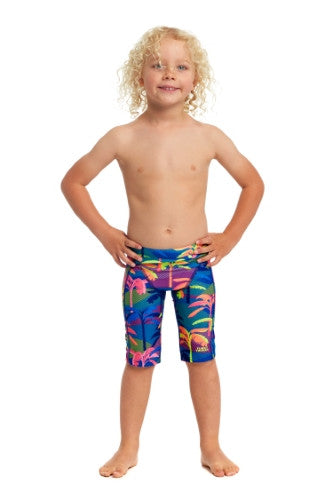 Funky Trunks - Toddler Boys - Miniman Jammers - Palm A Lot