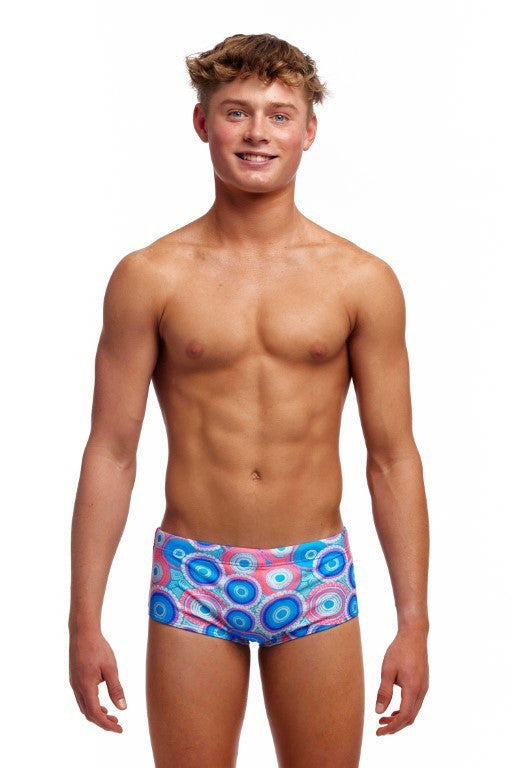 Funky Trunks - Boys - Sidewinder Trunk - Bundjalung Blue