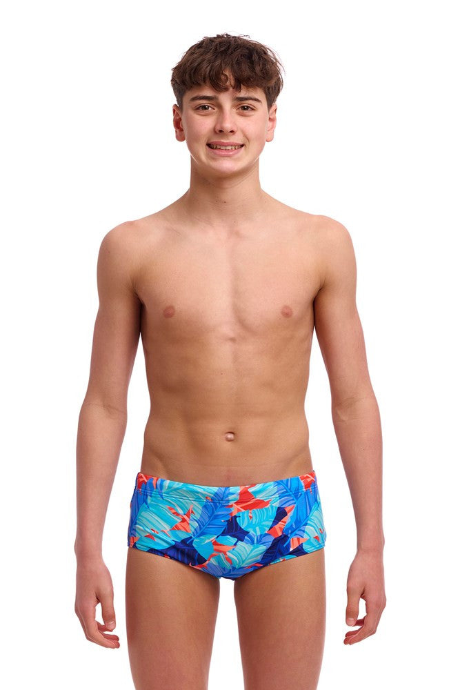 Funky Trunks - Boys - Sidewinder Trunks - Lotsa Leaves