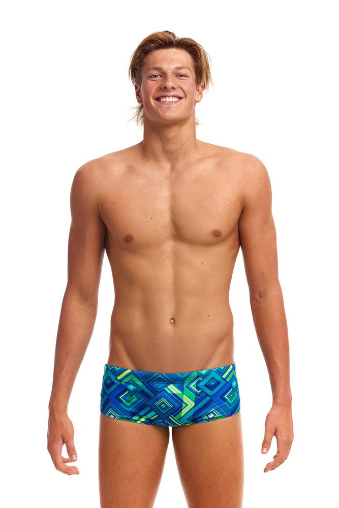 Funky Trunks - Mens - Sidewinder Trunks - Help Me Rhombus