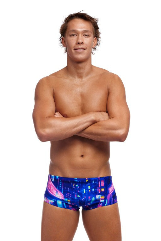 Funky Trunks - Mens - Sidewinder Trunk - Cyber City