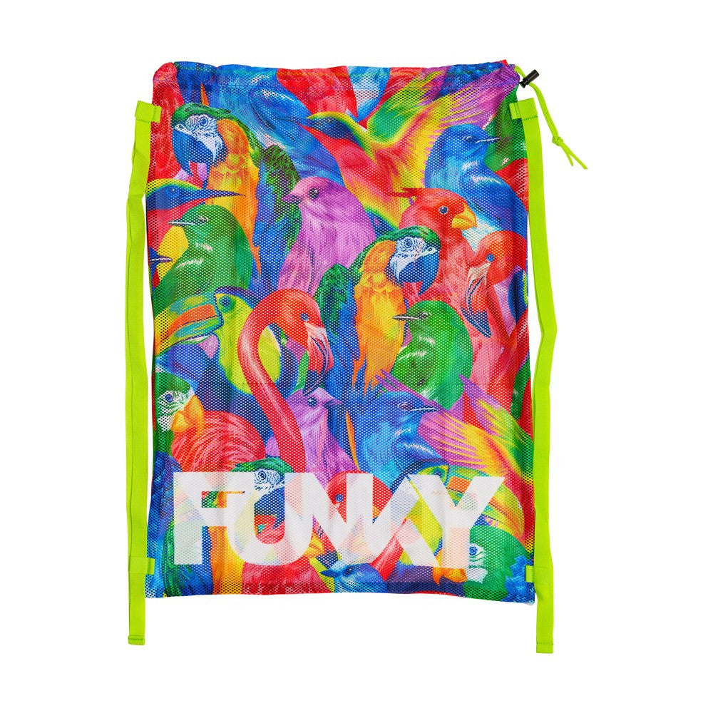 Funky - Mesh Gear Bag - Bright Birds