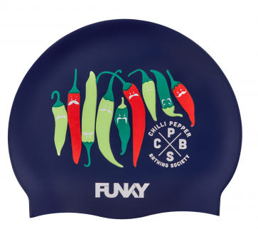 Funky - Silicone Swim Cap - Chilli Boss