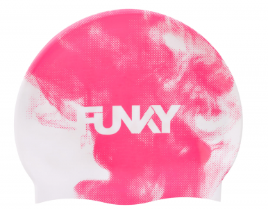 Funky - Silicone Swim Cap - Steaming Hot