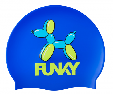 Funky - Silicone Swim Cap - Balloon Dog