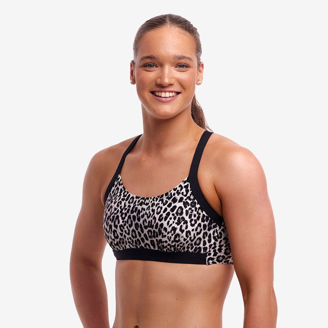 Funkita - Womens - Hold Steady Crop Top - Snow White