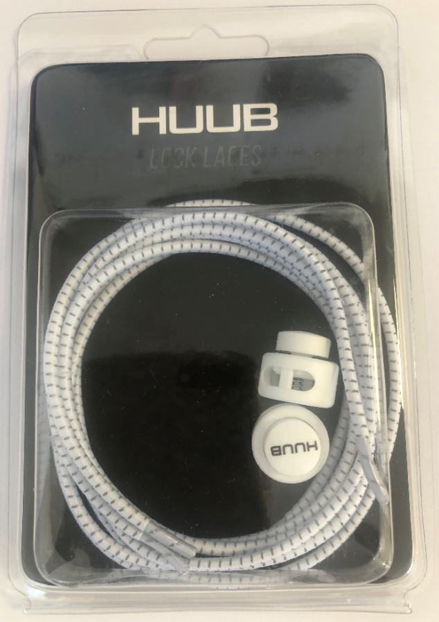 HUUB - Elastic Lock Laces - White