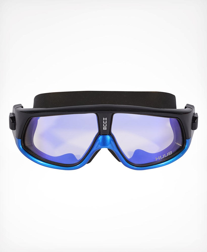 HUUB - Ryft Open Water Swim Mask - Black/Blue Frame - Photochromic Blue Mirror Lens