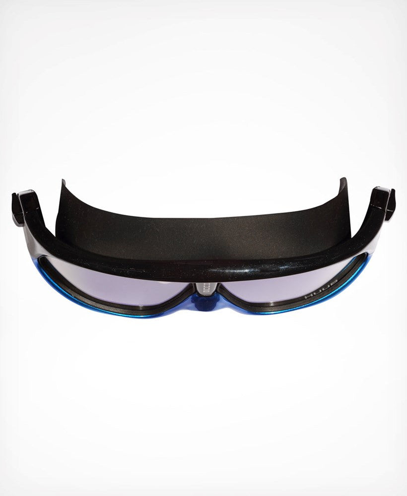 HUUB - Ryft Open Water Swim Mask - Black/Blue Frame - Photochromic Blue Mirror Lens