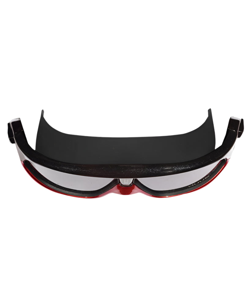 HUUB - Ryft Open Water Swim Mask - Black/Red Frame - Dark Smoke Lens