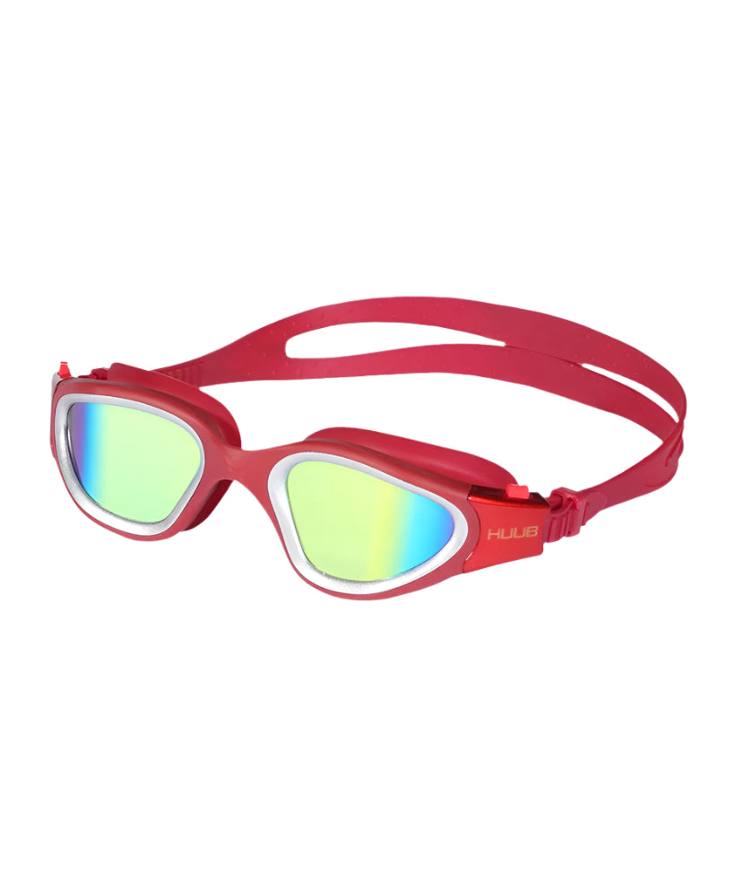 HUUB - Mirage Swim Goggle - Red Gold Frame/Dark Smoke Gold Mirror Lens