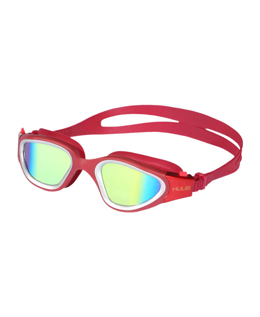 HUUB - Mirage Swim Goggle - Red Gold Frame/Dark Smoke Gold Mirror Lens