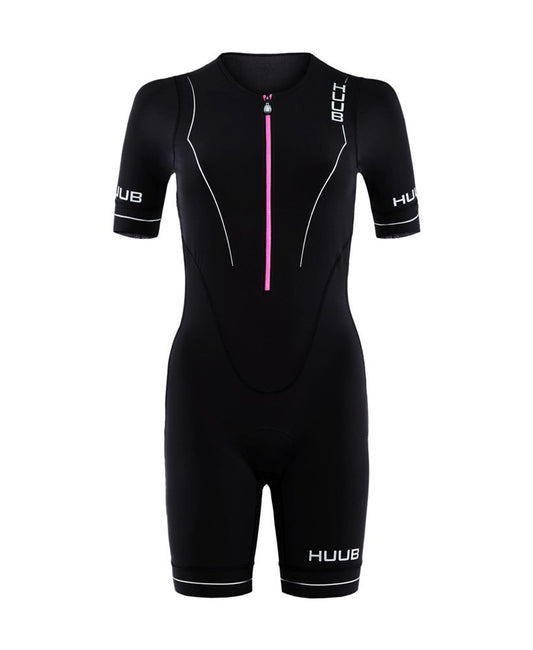 HUUB - Womens - Aura Long Course Tri Suit - Black/Purple