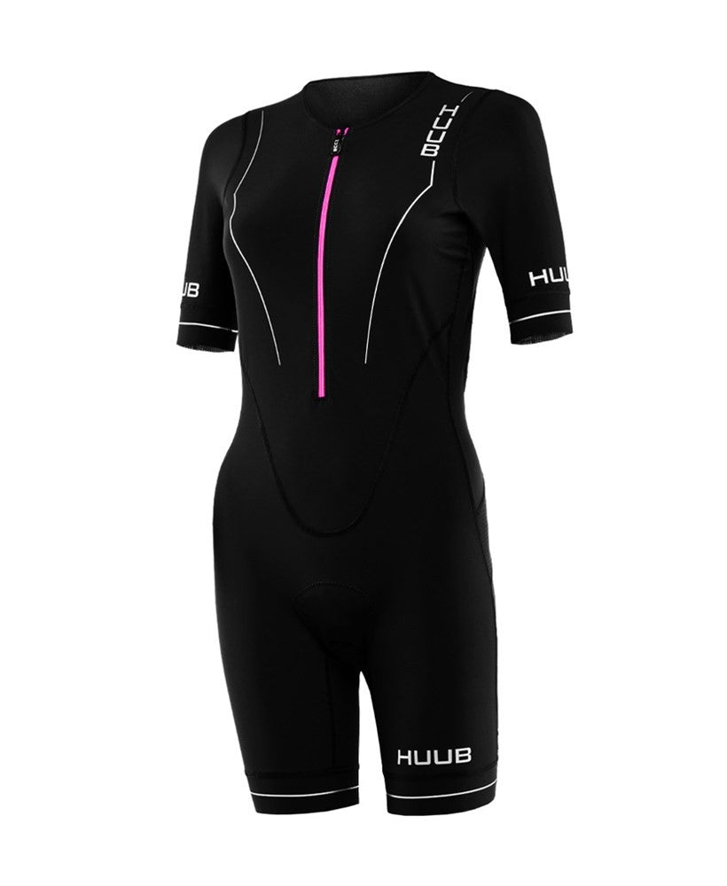 HUUB - Womens - Aura Long Course Tri Suit - Black/Purple