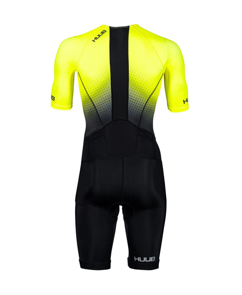 HUUB - Mens - Commit Long Course Tri Suit - Fluo Yellow